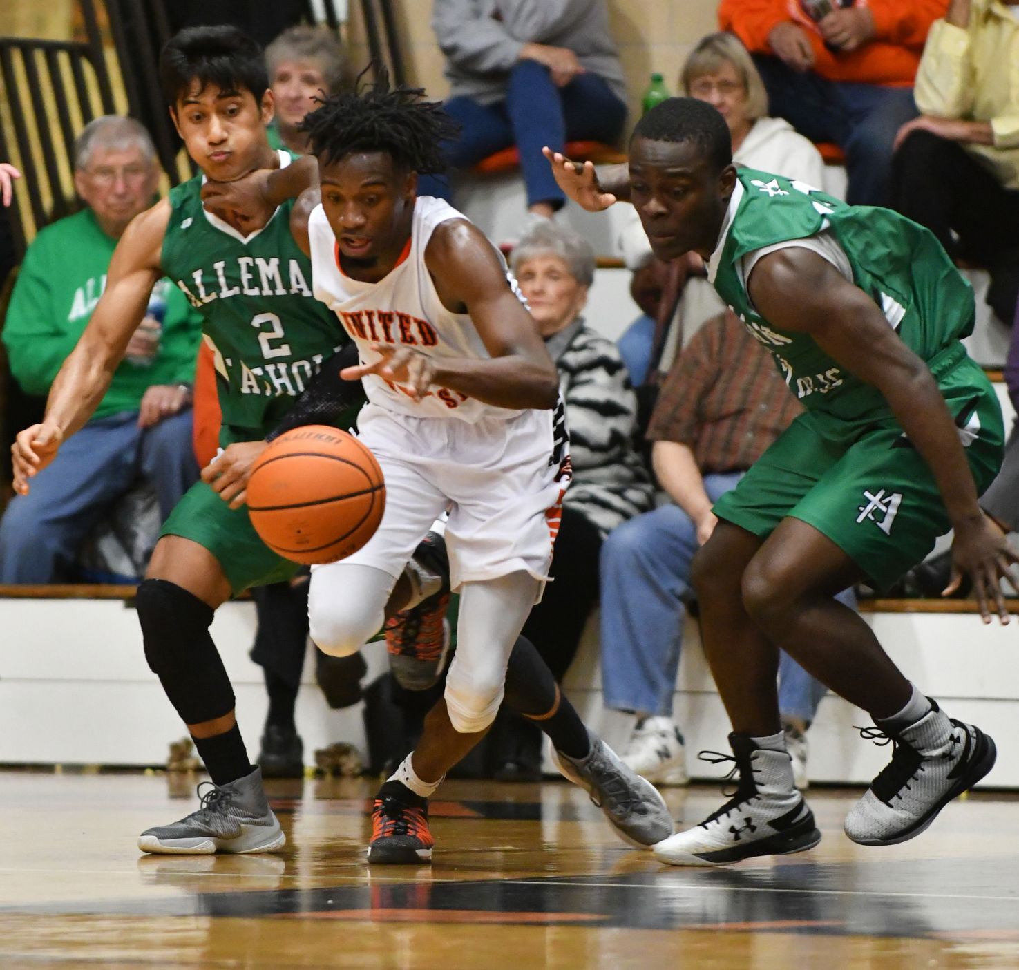 Prep Boys' Basketball: Alleman at United Township